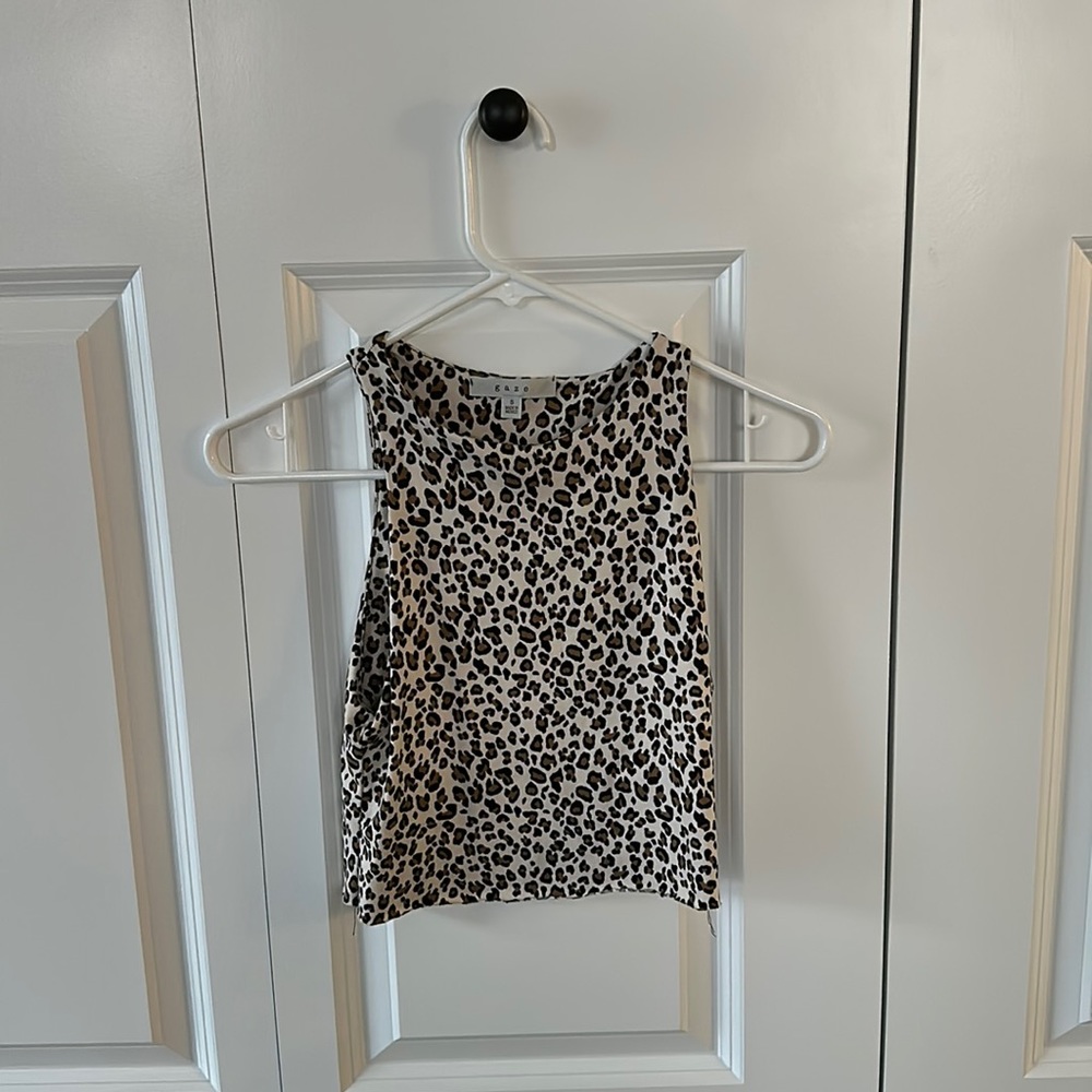 Gaze Cheetah print tank top